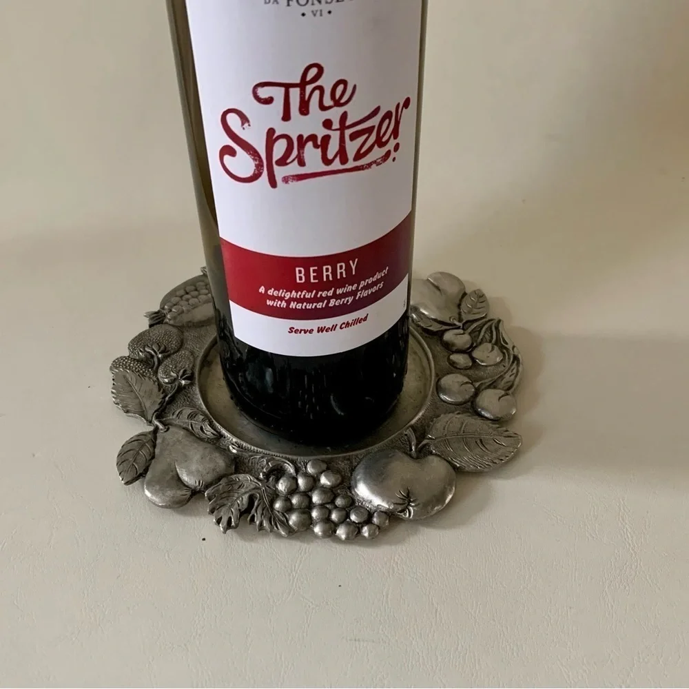 Pewter Wine Drip Tray Williams Sonoma Made In Italy